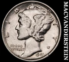 1941-S Mercury Dime- Silver- Scarce High Grade Luster No Reserve #J4980
