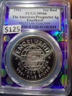 Engelhard 1 Ounce .999 PCGS  1984 The American Prospector Silver Round Stunning