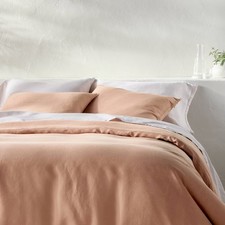 King Linen Duvet Set Light Adobe Clay - Casaluna