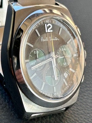 Paul Smith Final Eyes Chronograph Green Dial Quartz Stainless
