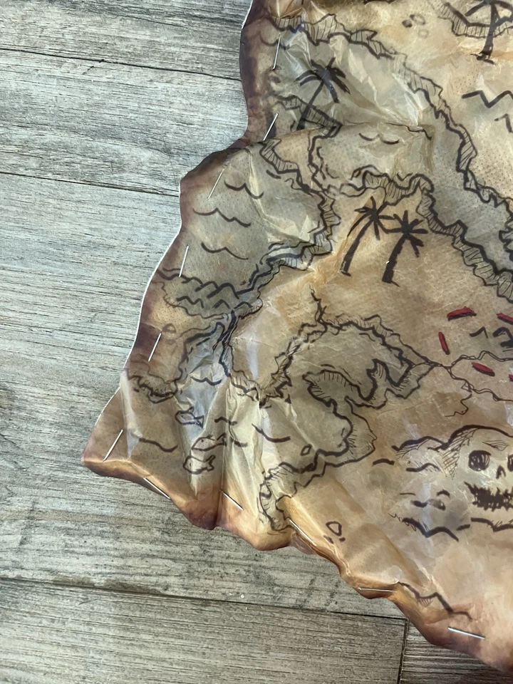 Lote de 4 piezas de disfraz de pirata chaqueta grande gancho rastas cinturón Foto 4 de 4