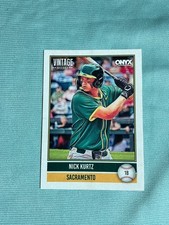 2026 Onyx Baseball Nick Kurtz Base Card Oakland Athletics