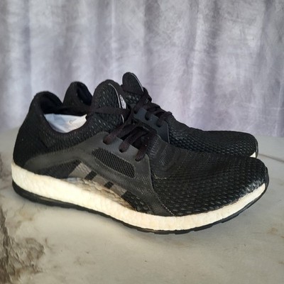 Adidas PureBoost X Womens Size 8 Black White Walking Running Shoes Sneakers