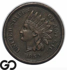 1859 Indian Head Cent Penny *Tougher Date* XF+