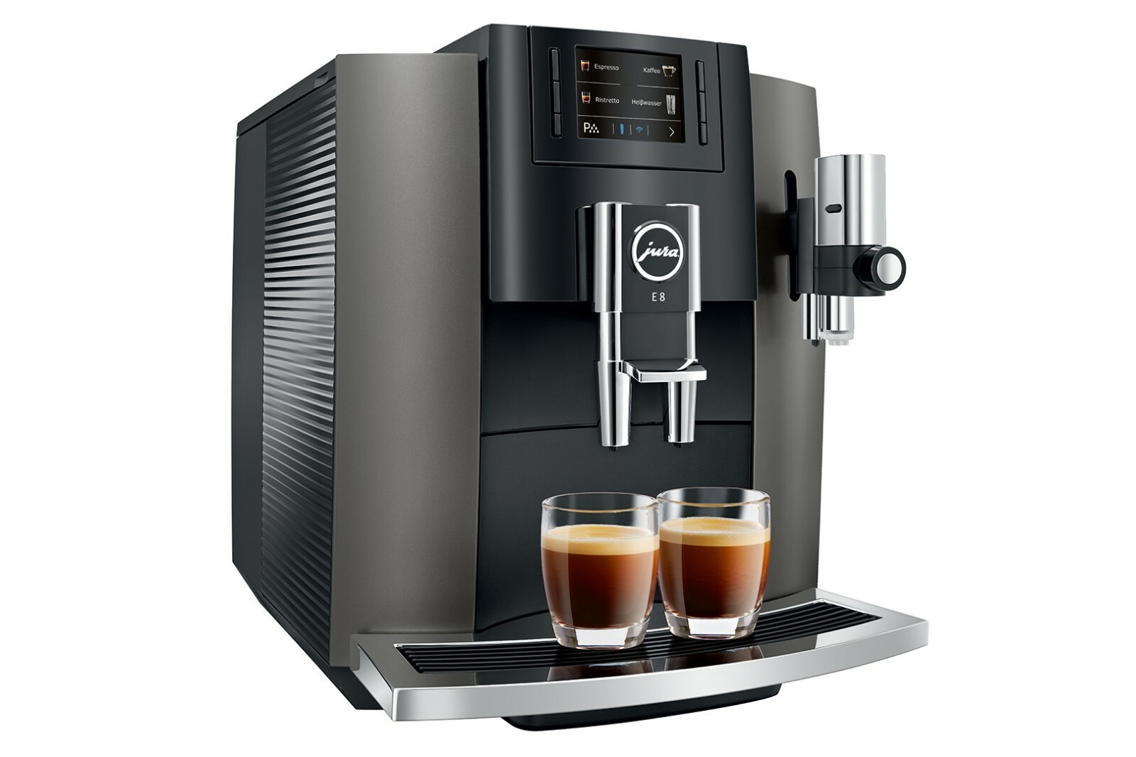 JURA E8 coffee machine Dark Inox Dark Inox,from Germany,free shipping Worldwide