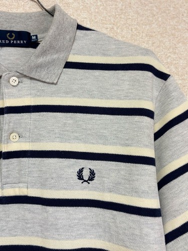 Mens FRED PERRY 90s Hit Union FRED PERRY Fred Perry Stripe Polo Shirt Polo Shirt - Picture 4 of 8