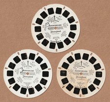 Set of three View-Master reels Disneyland Adventureland 1970s