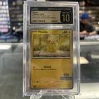 2023-25 Pokemon SV Black Star Promos Pikachu #214 CGC 10 Pristine