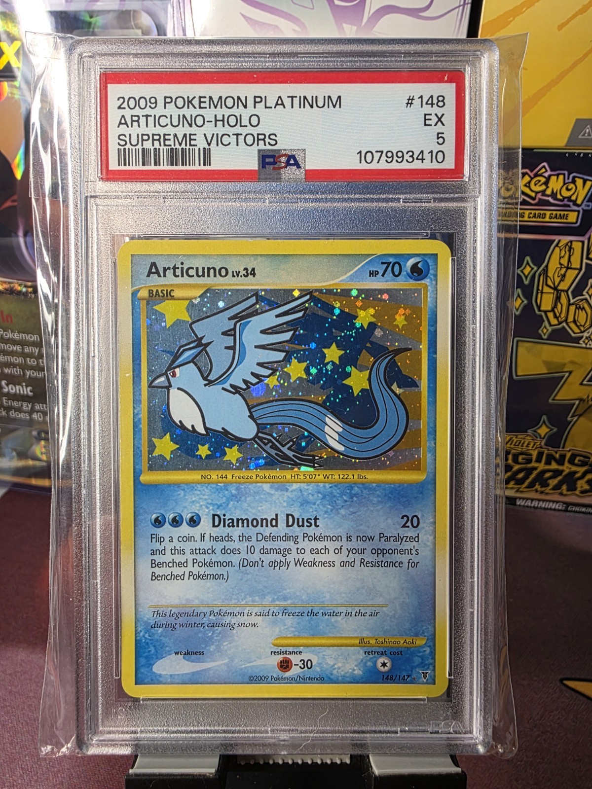 Articuno Supreme Victors Holo  148/147 GRADED PSA 5