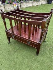 Reprodux Bevan Funnel Georgian style Mahogany Canterbury Magazine News Rack 