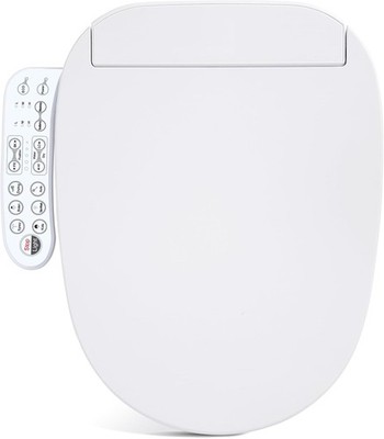 Heated Bidet Toilet Seat Round, Electric Smart Toilet Seat with Unlimited Warm 