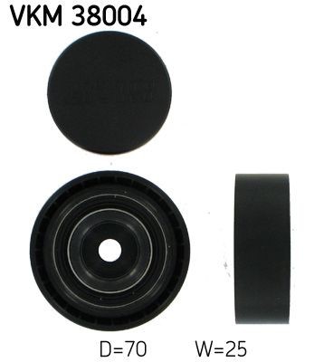 SKF VKM 38004 Umlenk-/FüHrungsrolle, Keilrippenriemen Links Rechts Oben FüR-image
