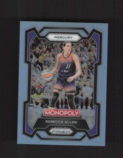 2024 Panini Prizm Monopoly WNBA #18 Rebecca Allen Light Blue Prizms #/199