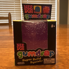 Schylling NeeDoh Gumdrop Super Solid Squish Purple Squeeze Toy 3 MPN 26076HY