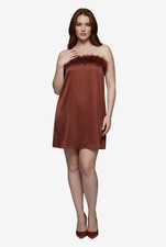 Weworewhat Strapless Mini Dress NWT Color Red MSRP $138.00