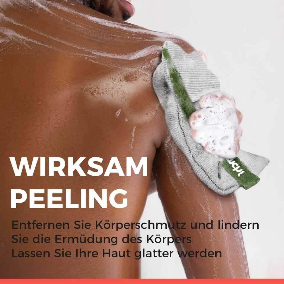 Seifenbeutel, Duschschwamm, Peeling Beutel, Nylon, 2 Stück - Bild 4 von 4