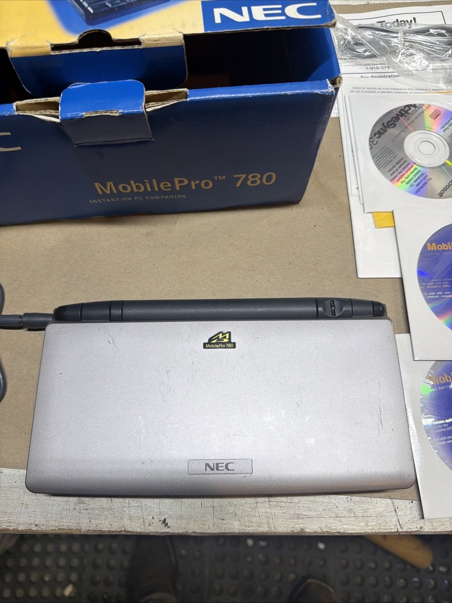 NEC MobilePro 780 Portable Computer Handheld PC (MC/R530A) Works