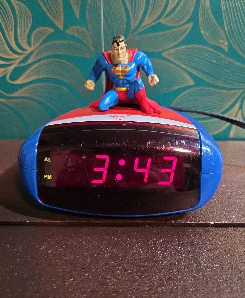 スーパーマン アラームクロック Superman Clock In Collectible Alarm Clocks (1970-Now) for sale | eBay