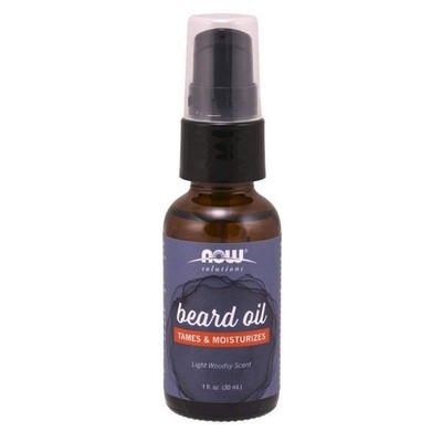 Beard Oil  1 fl oz. Tames & Moisturizes. Light Woodsy Scent.