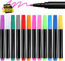 12-Color Liquid Chalk Markers for Led Note Board, Compatible with Light up Drawi