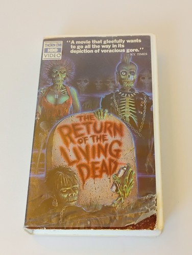 The Return Of The Living Dead VHS Clamshell Thorn EMI HBO RARE  - Picture 1 of 5