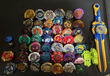 42 Full Assorted Lot of Beyblade Bay Blades T...