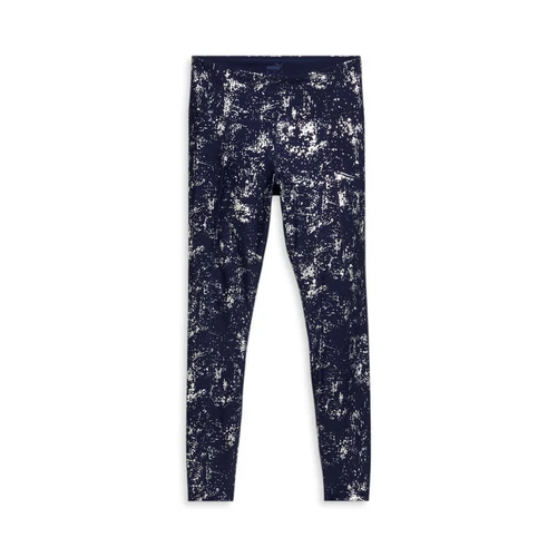 Puma Leggings Sportivi Lucidi Metallizzati Donna Blu Atletico Casual 52503707