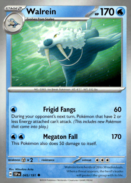 Walrein Uncommon SV08: Surging Sparks 045/191 NM
