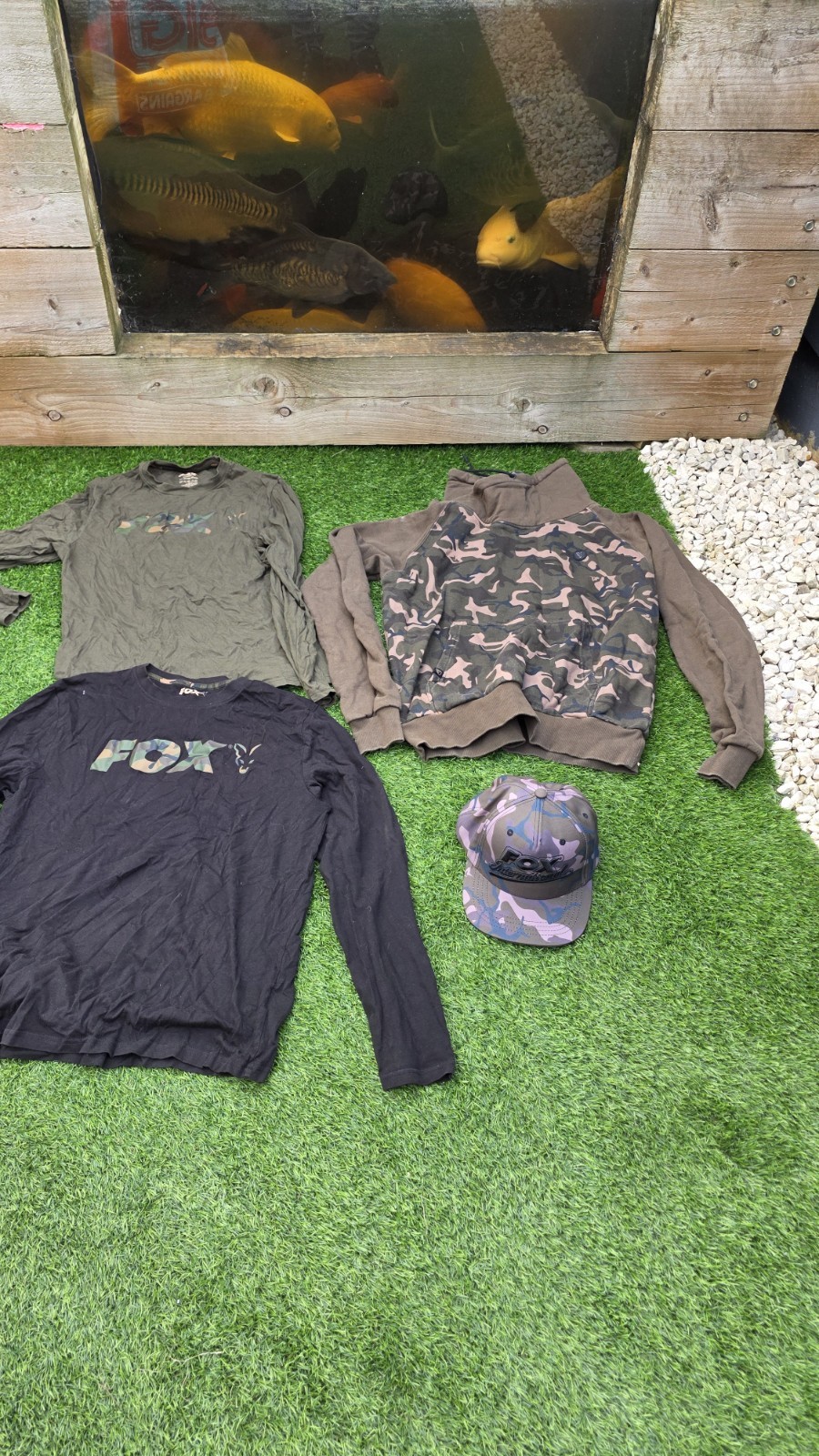 joblot Fox Camolite Hoodie long sleeve shirt cap  Men's CARP FISHING CLOTHING 