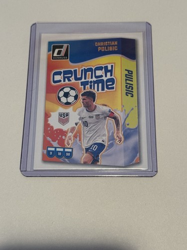 Christian Pulisic #1 2024 Panini Donruss Crunch Time card