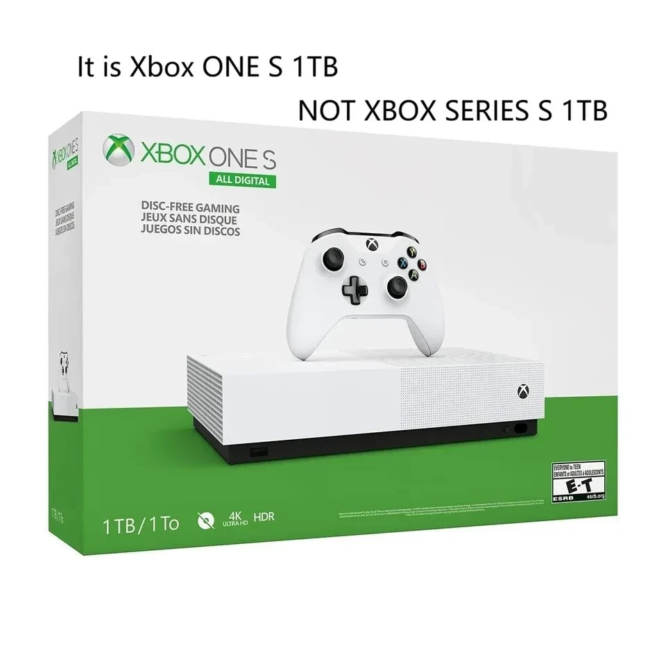 Microsoft Xbox One S All-Digital Edition 1TB Video Game Console
