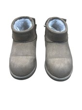 Juicy Couture Toddler Girls Size 8M Shoes Tan Suede Back Bow Fur Comfort Boots