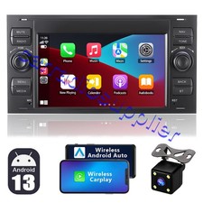 For Ford Transit Mk7 Apple CarPlay Car Stereo Bluetooth GPS Radio 32G Android 13