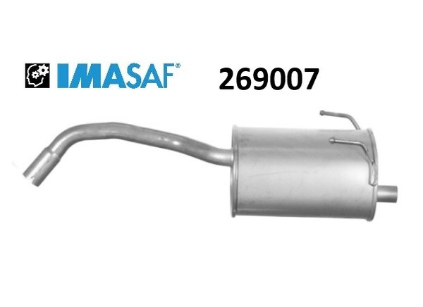 Hinterer SchalldäMpfer Fiat 500 C - Panda - Ford Ka MTS FüR 46817652-image