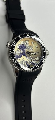 Deep Blue Diver 1000 II Automatic Diver, “The Great Wave Off