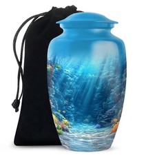 Ocean Urn Ashes Container 10 Inch Funeral Urn for Human Ashes Cremation Burial