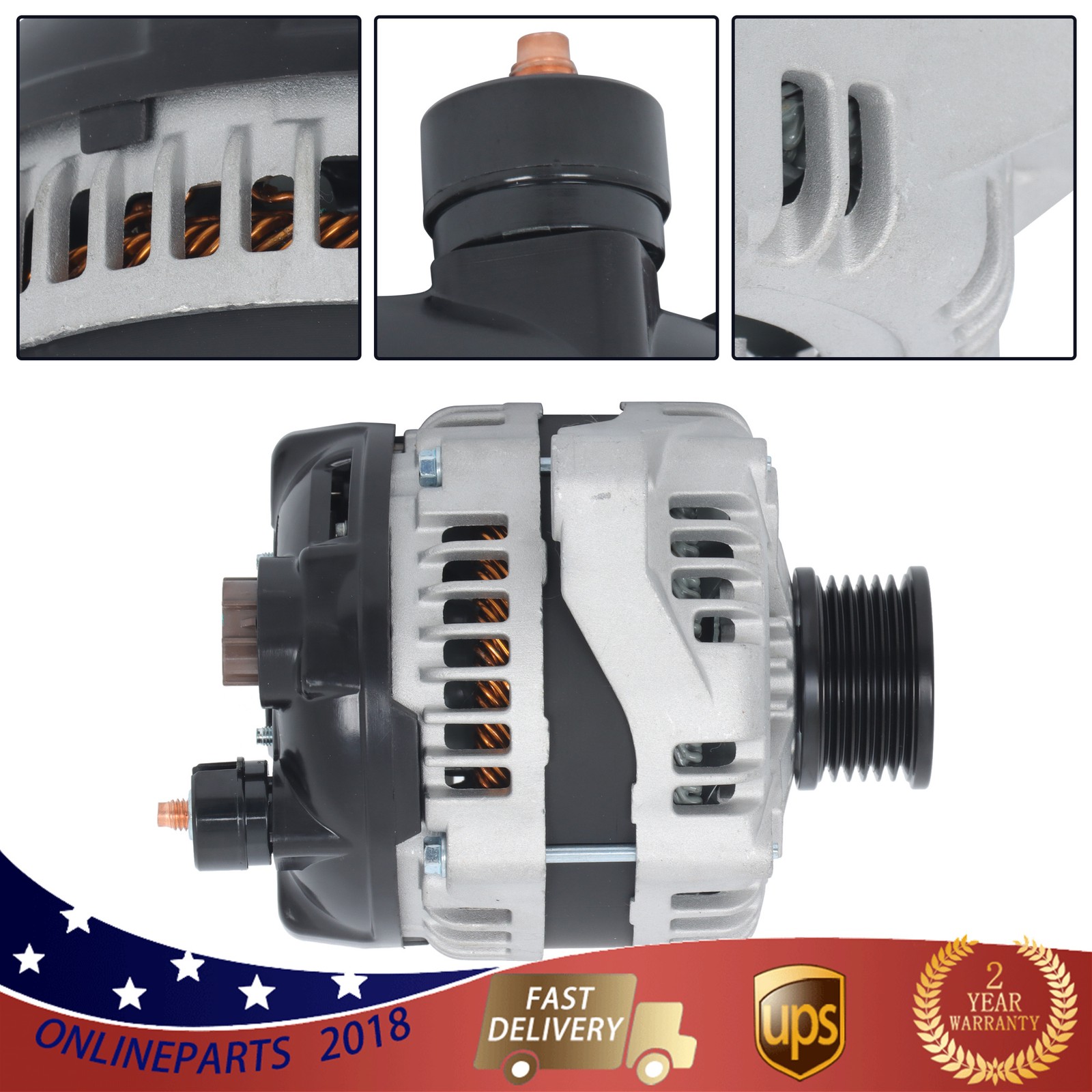 For Maserati Quattroporte 150 Amp 4.2L 2004 2005 2006-11 Alternator 104210-3960