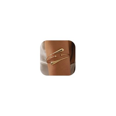 Gold Arm Cuff Jewelry for Women Upper Arm Cuff Fashion Statement Bracelet Access