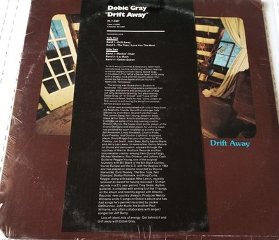 DOBIE GRAY - DRIFT AWAY - SEALED MINT ''PROMO'' 1973 LP - BLUES ROCK