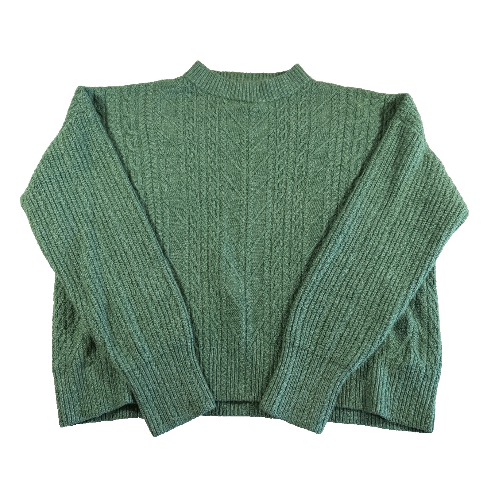 Amazon Essentials Boxy Cropped Cable Knit Womens … - image 1