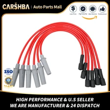 8MM Spark Plug Wires YE  For Dodge Grand Caravan 2001-07 3.3L V6 2009-10 3.8L V6