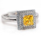 1CT Heat Treated Yellow Topaz 925 Sterling Silver Ring Jewelry Sz 9 NF1-8 — photo 2