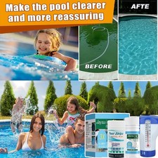 100 Chlorine Tablets +Floating Chemical Dispenser Hot Tub Swimming Pool Cleaning