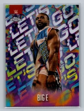 Big E 2025 Topps Chrome WWE #LG-BE Let's Go! Case Hit SP