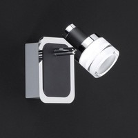 Wandlampe Spotleuchte KüChenlampe Led Wandstrahler Verstellbar Schwarz H 13 Cm