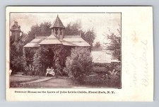 Floral Park NY-New York, Summer Home of John Lewis Childs, Vintage Postcard