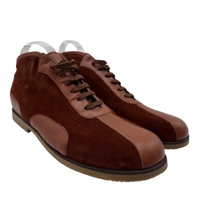 Bacco Bucci Studio Chukka Boots Mens 12 Brown Excellent Suede Leather Mid Top