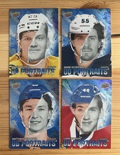 2025-26 Series 2 UD Portraits | Matthew Schaefer | Mark Scheifele | Lane Hutson
