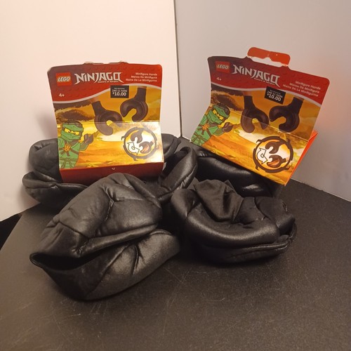 Lego Hands Child Size Wearable Costume Accessory Ninjago branded packaging x3