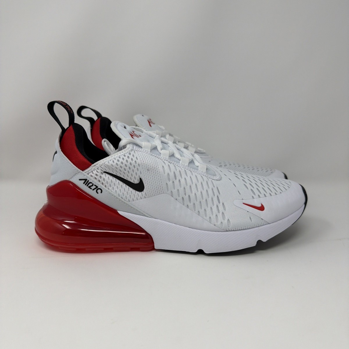 Nike Air Max 270 White University Red Black Sneakers BV2523  display picture 1